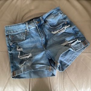 High rise midi jeans.